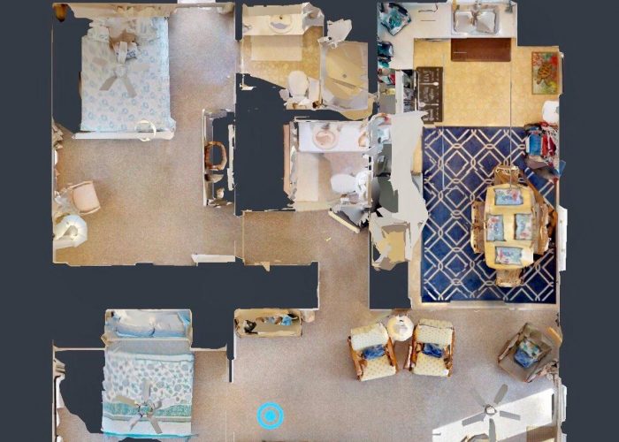 Villa A furniture floor plan Villa A furniture floor plan