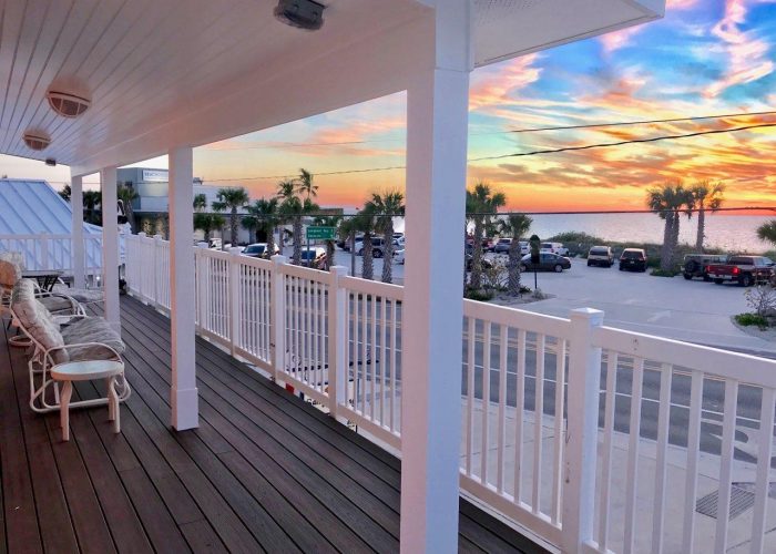 Villa A balcony west Villa A balcony west